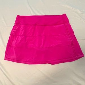 Lululemon pink Rival MR skirt size 8